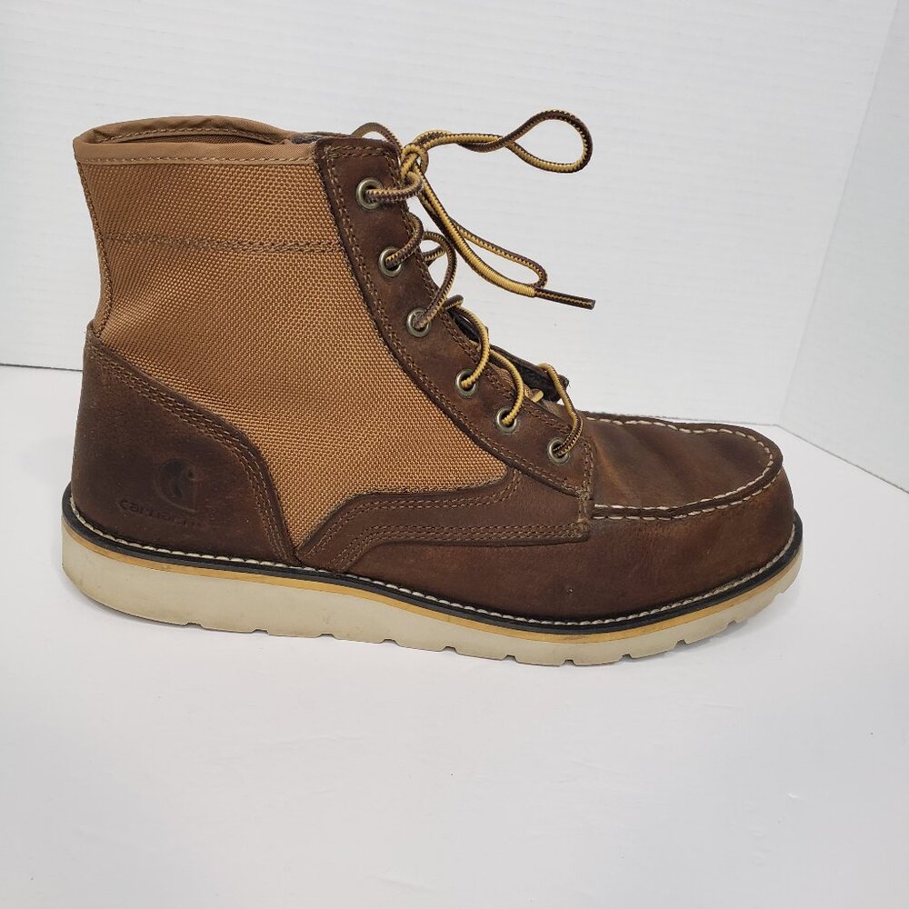 Carhartt Moc Toe 6-inch Wedge Boots Size 10.5